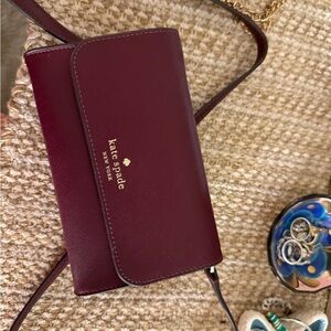 Kate Spade Brown Crossbody Bag with Sleek Design